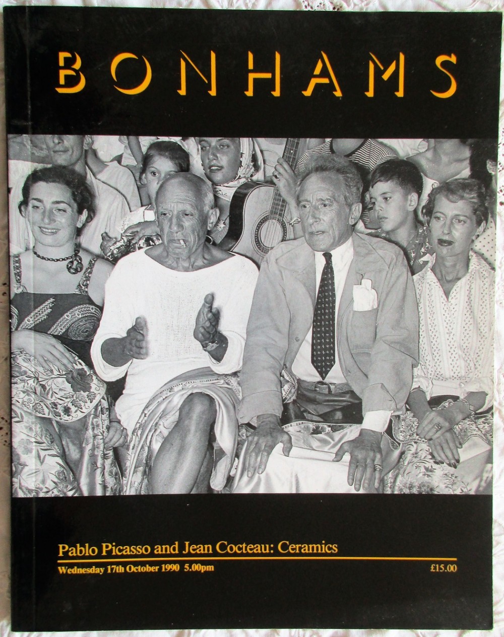 bonhams pablo picasso and jean cocteau ceramics london 17 10 1990