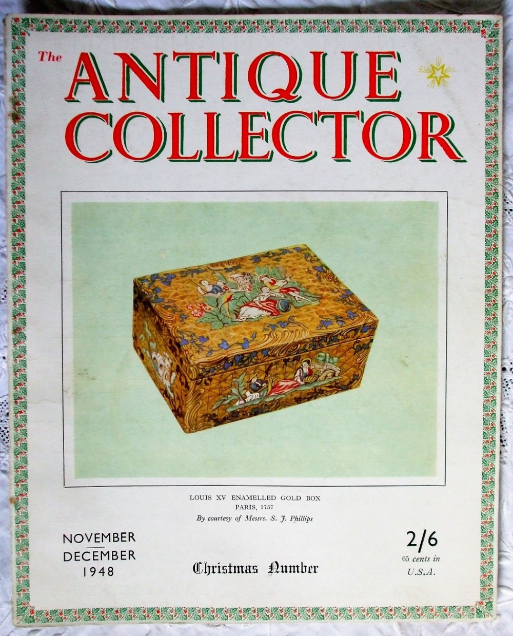 the antique collector vol 19 no 6 november december 1948