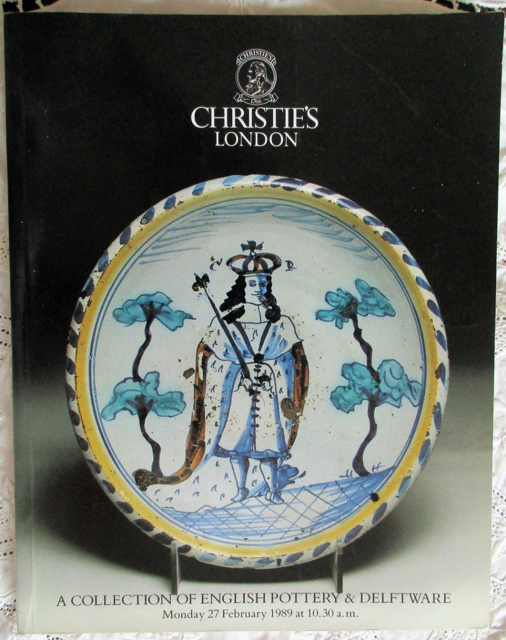 christie's a collection of english pottery and delftware london 27 02 1989
