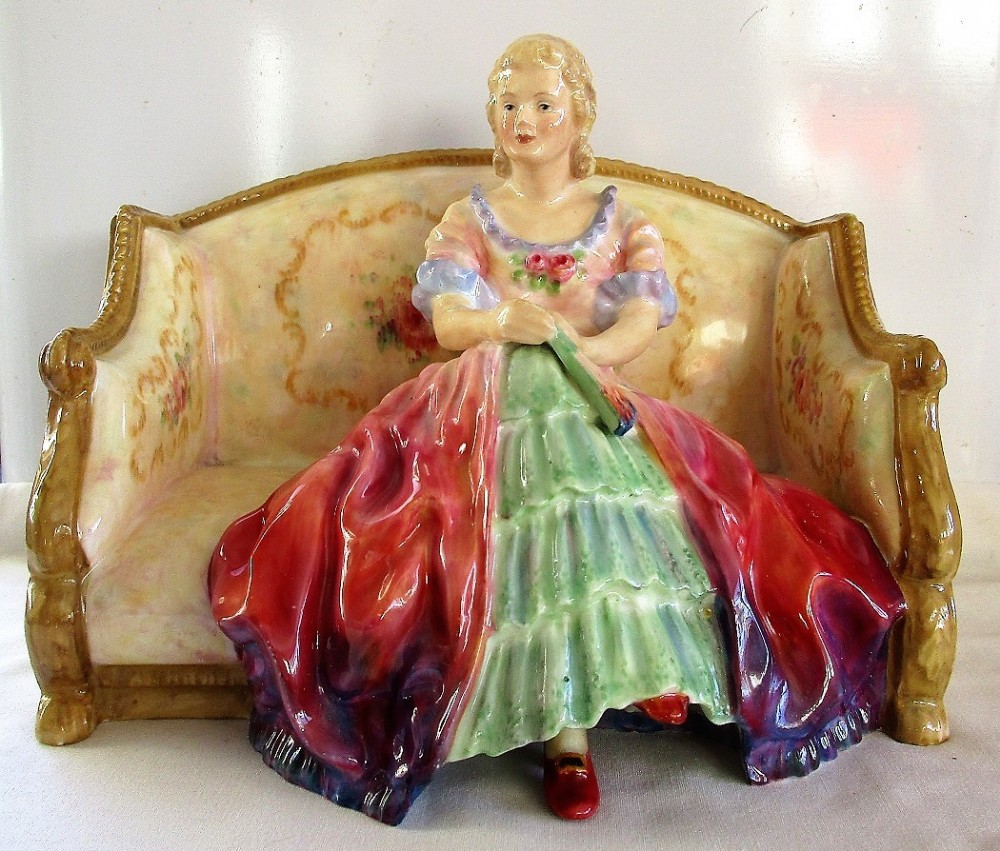 english bone china figurine lady louise reginald johnson