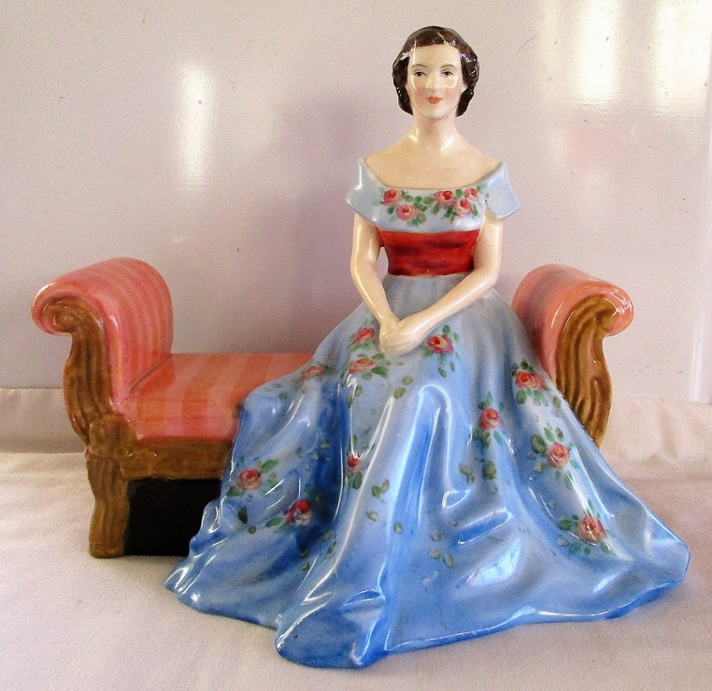 vintage paragon english bone china figurine lady marguerite