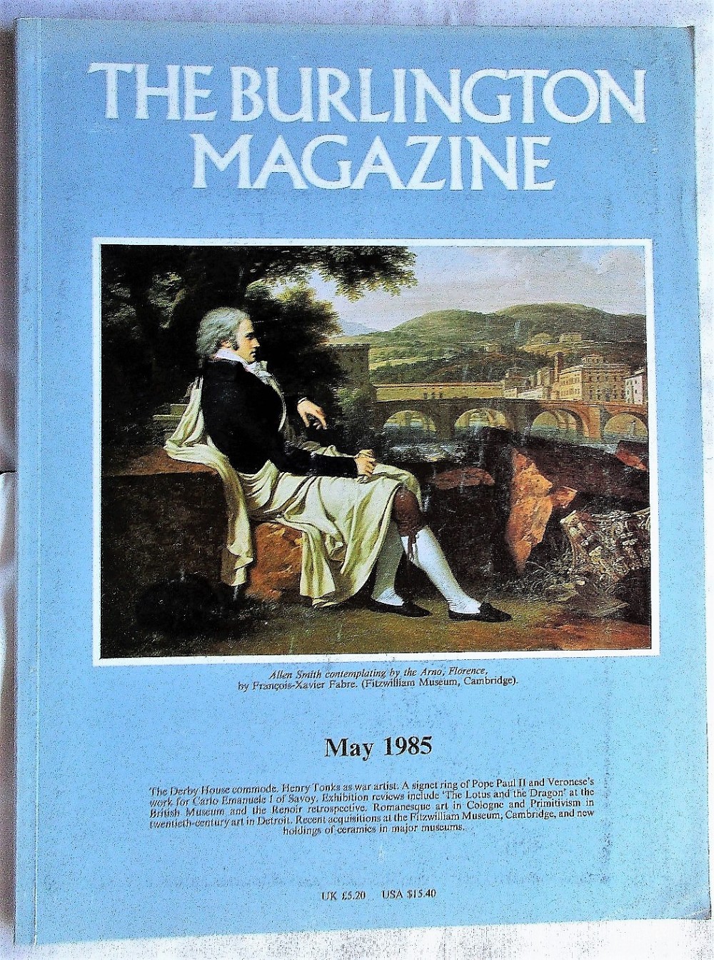 the burlington magazine vol cxxvii no 986 may 1985