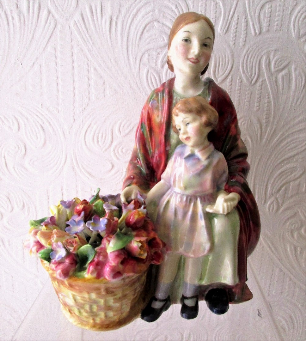 vintage royal doulton english porcelain figurine blossom hn 1667