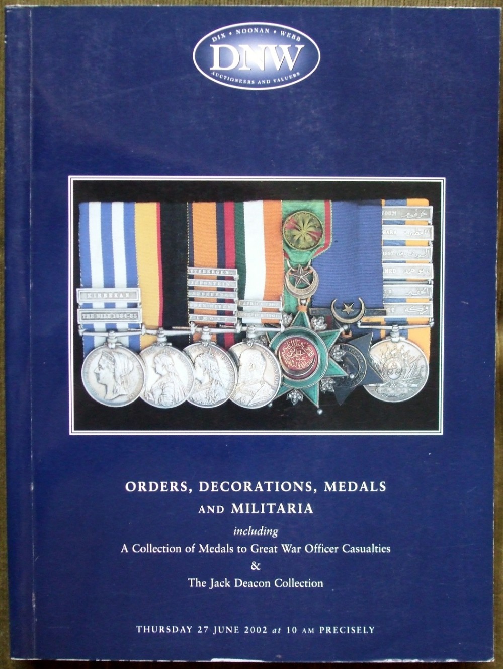 dix noonan webb orders decorations medals and militaria london 27 06 2002