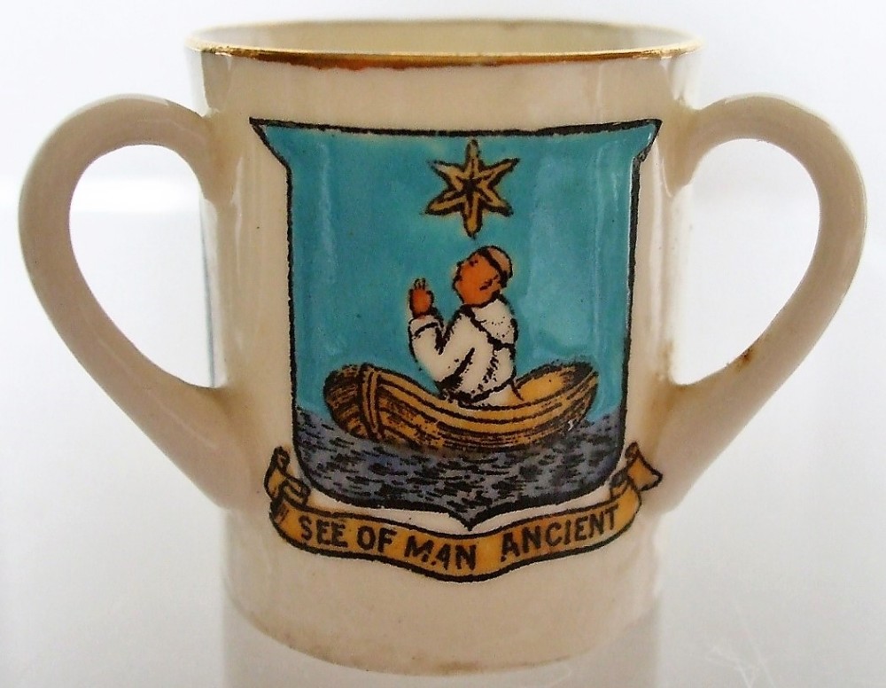 wh goss fairy three handled loving cup acc no 475 isle of man douglas see of man ancient