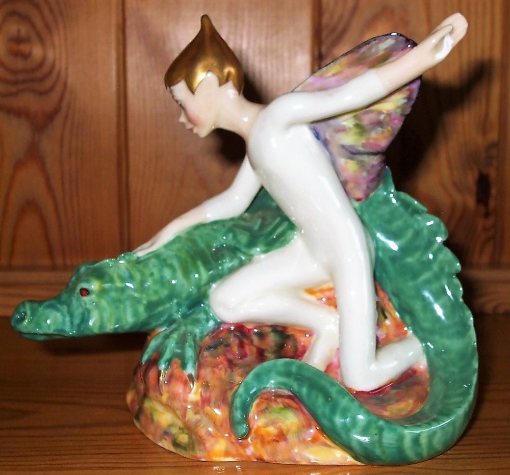 royal doulton english porcelain figurine magic dragon hn 2977 different colourway