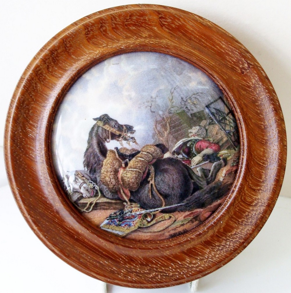 antique english victorian prattware potlid war ball no 219
