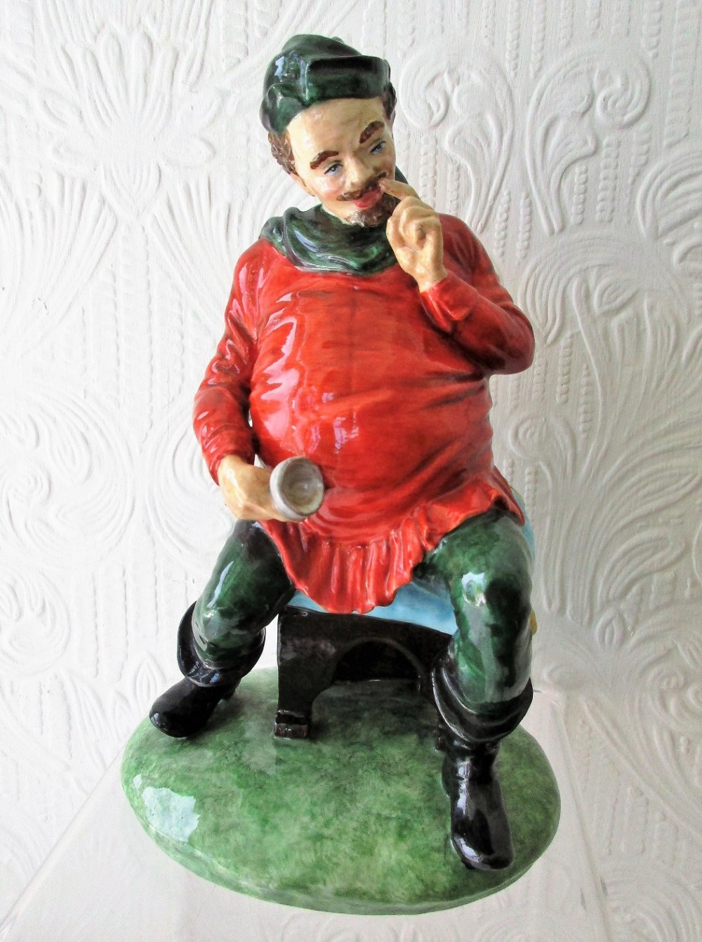 english porcelain figurine falstaff reg johnson sons
