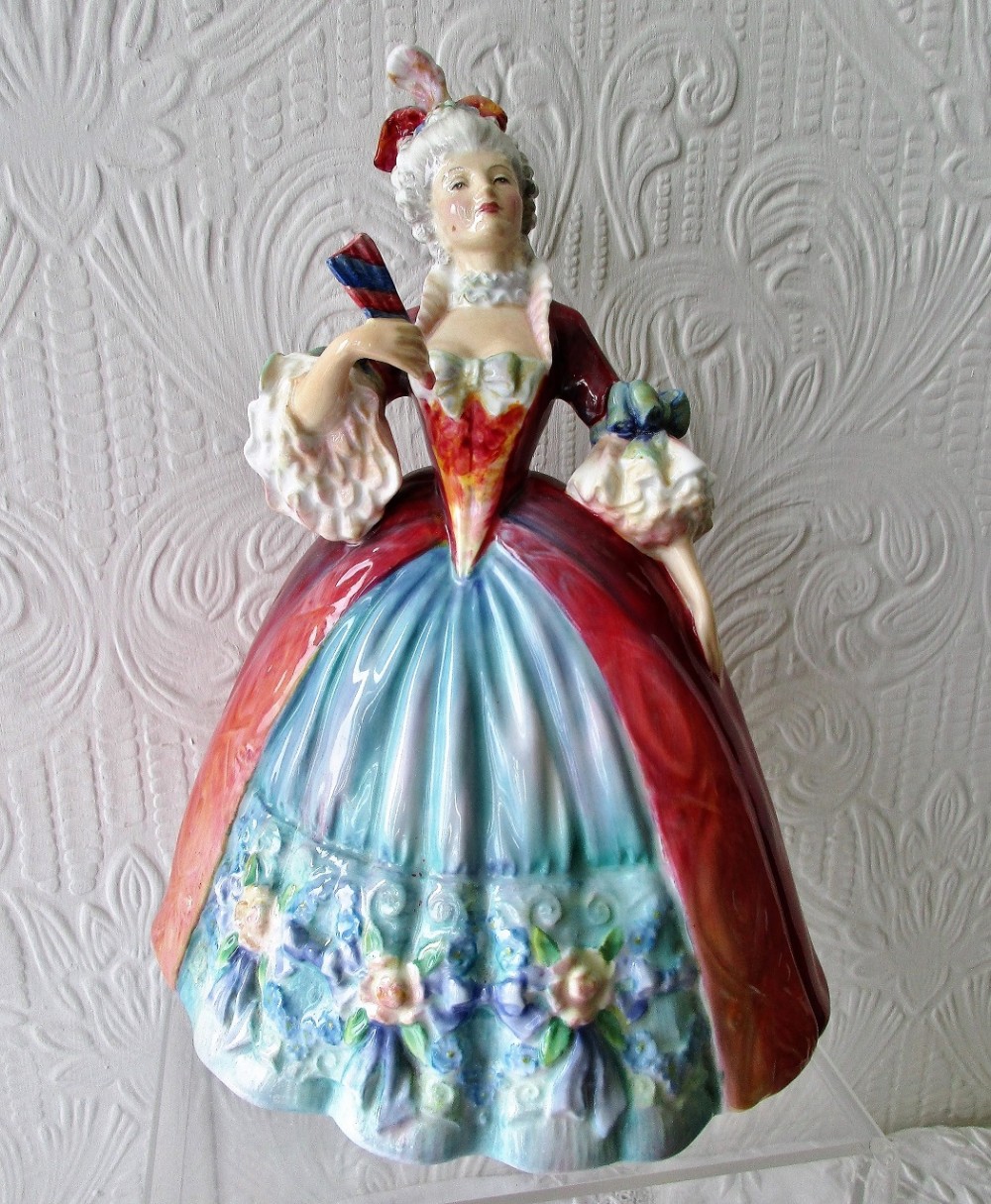 vintage royal doulton english porcelain figurine georgiana hn 2093