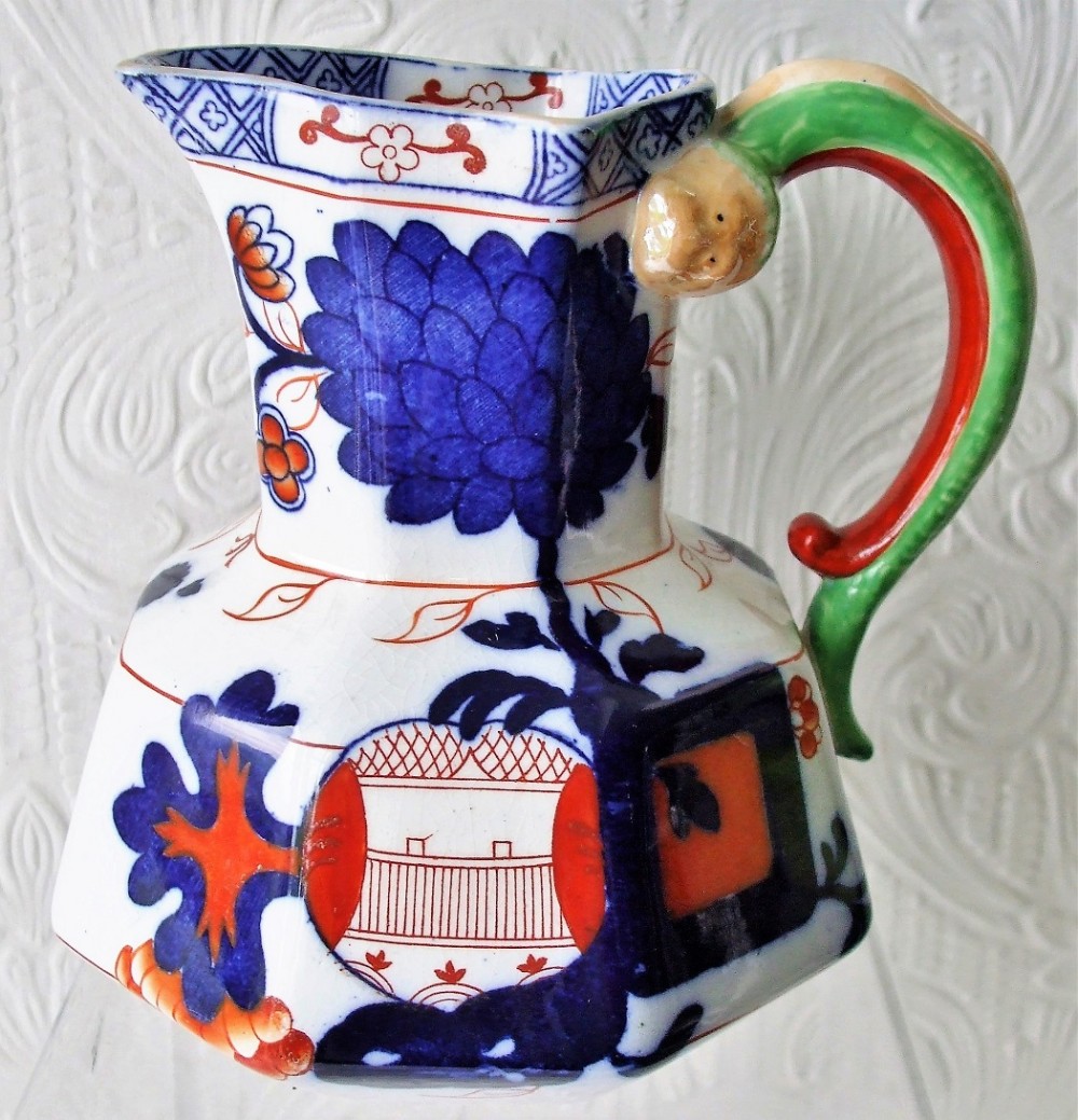antique english edwardian royal doulton pottery hydra jug