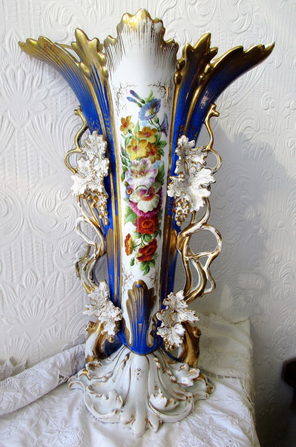 antique english georgian porcelain vase