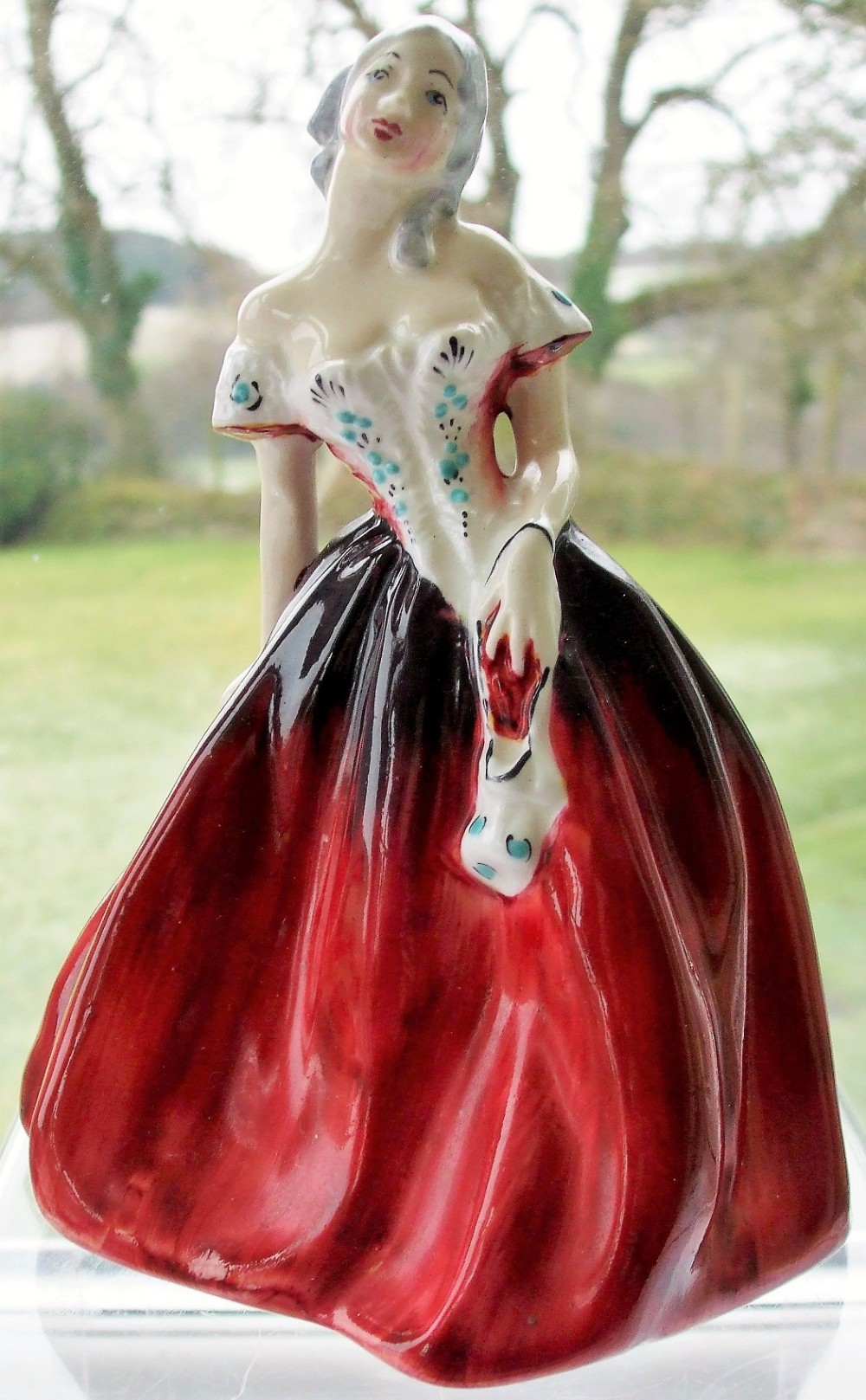 vintage arthur bowker english porcelain figurine margaret