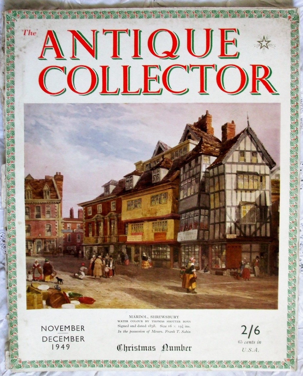 the antique collector vol 20 no 6 november december 1949