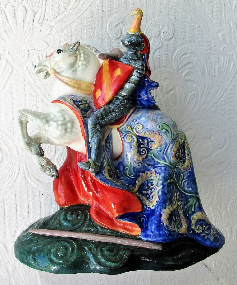 royal doulton english porcelain figurine the broken lance hn 2041