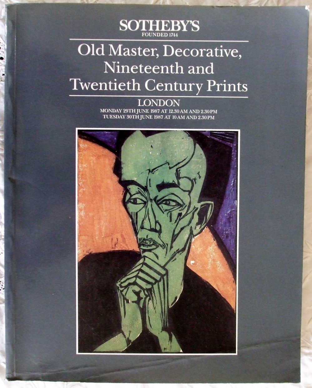 sotheby's old master decorative nineteenth and twentieth century prints london 29 30 06 1987