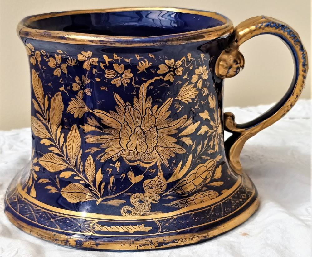 antique english georgian mason's ironstone mug