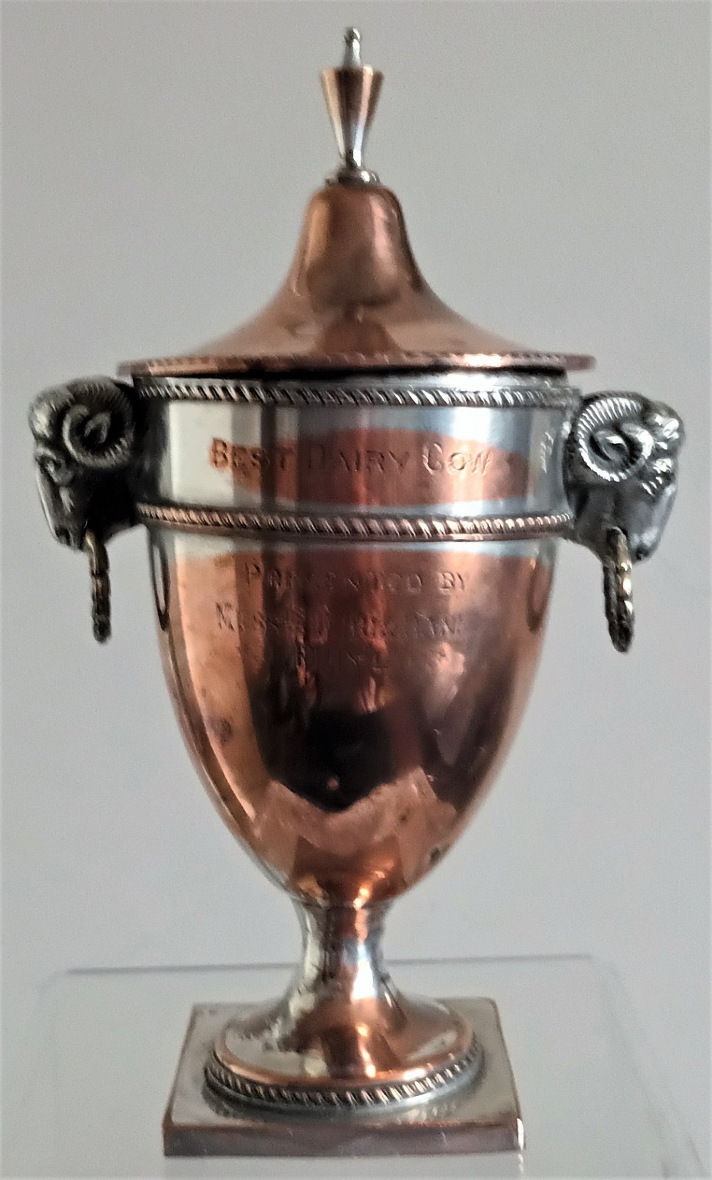 antique english georgian osp miniature chestnut urn