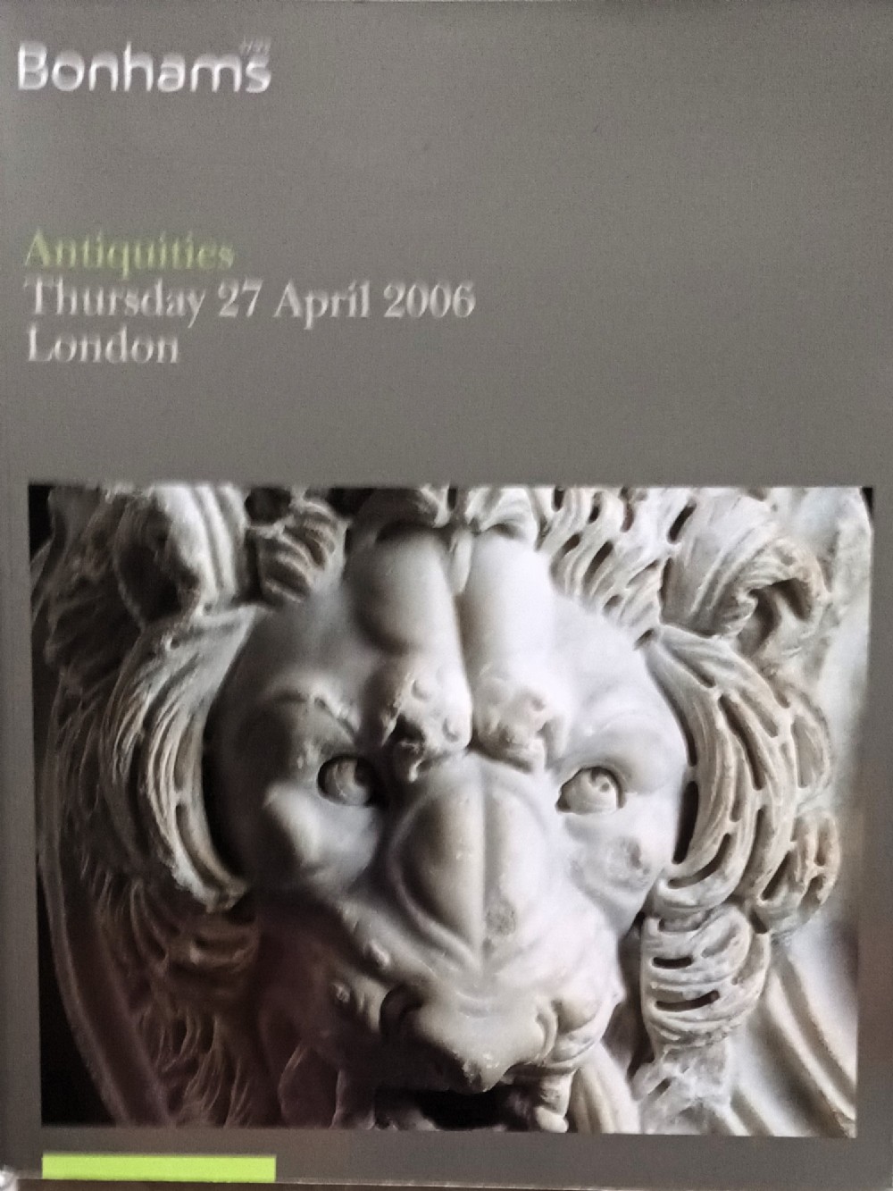 bonhams antiquities london 27 04 2006